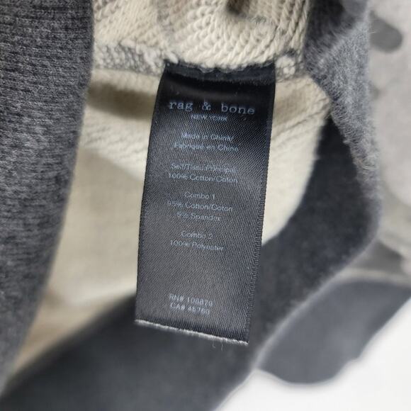 Rag & Bone Women's Mesh Camouflage Racer Long Sleeve Sweatshirt Size Large - Picture 4 of 5